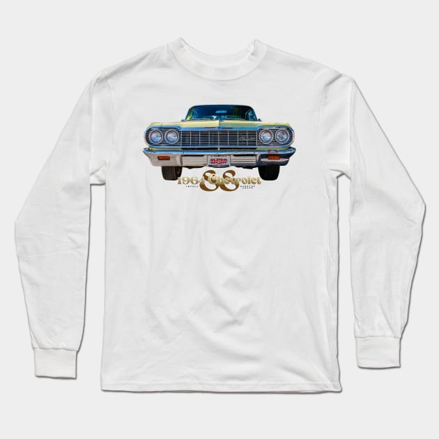 1964 Chevrolet Impala SS Hardtop Coupe Long Sleeve T-Shirt by Gestalt Imagery